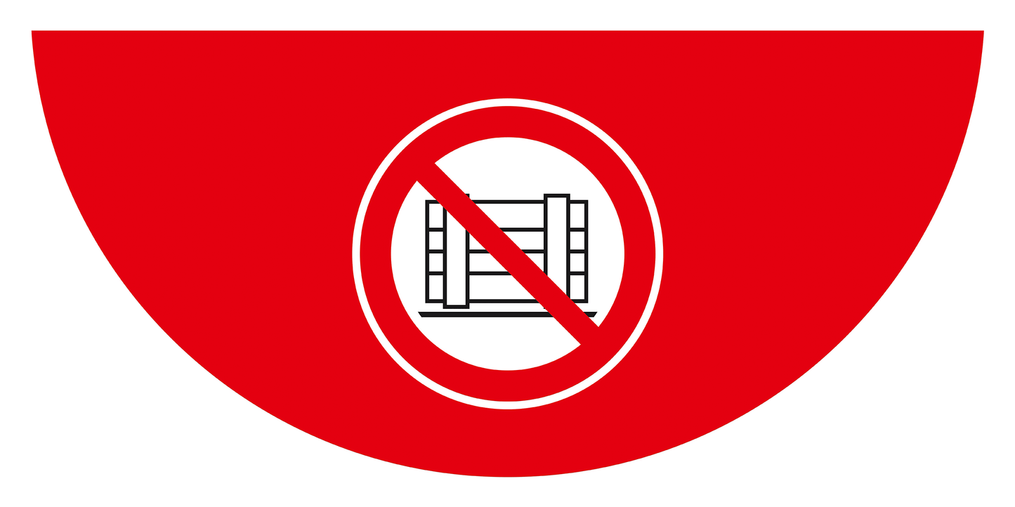 900X450 Sign Semi Circle