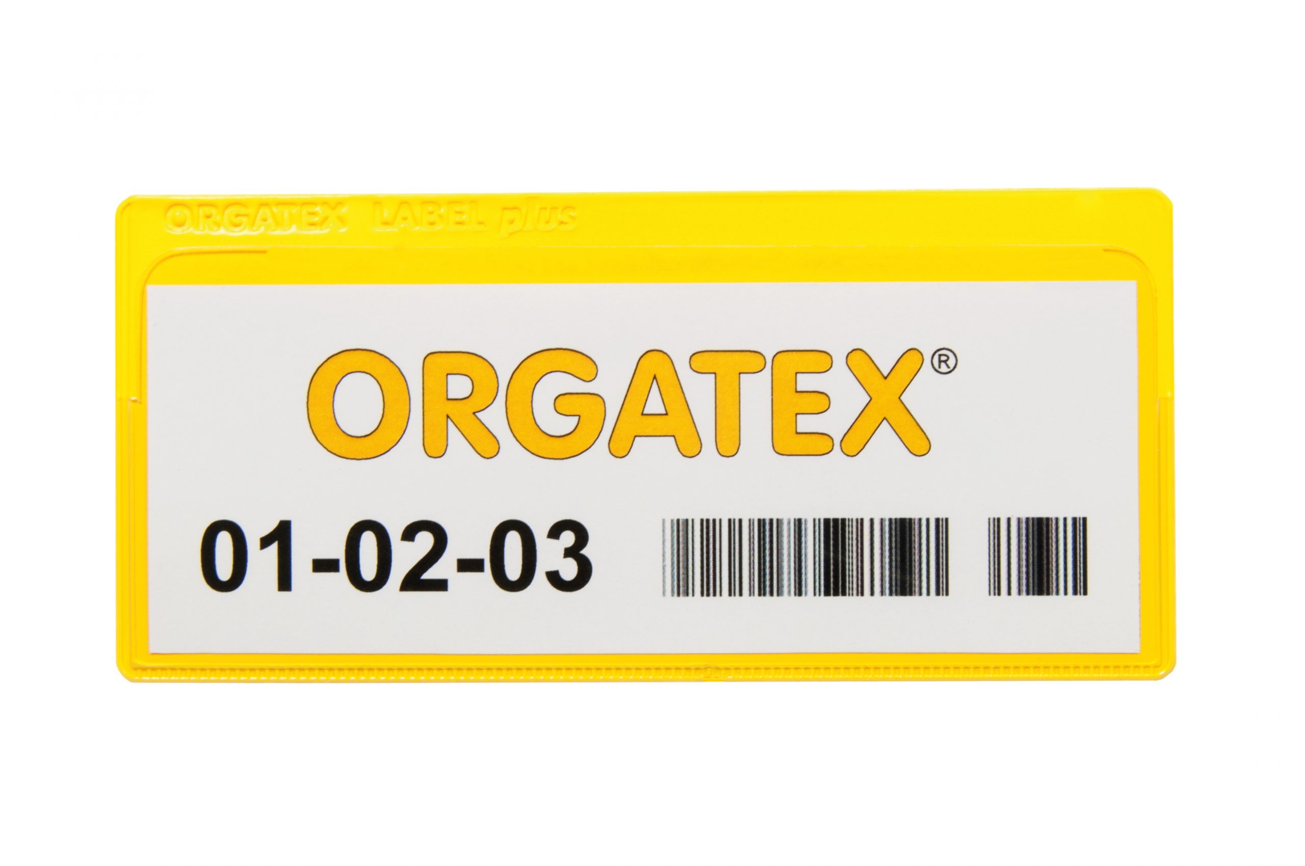 Label Plus label holder with 2 strips Orgatex UK