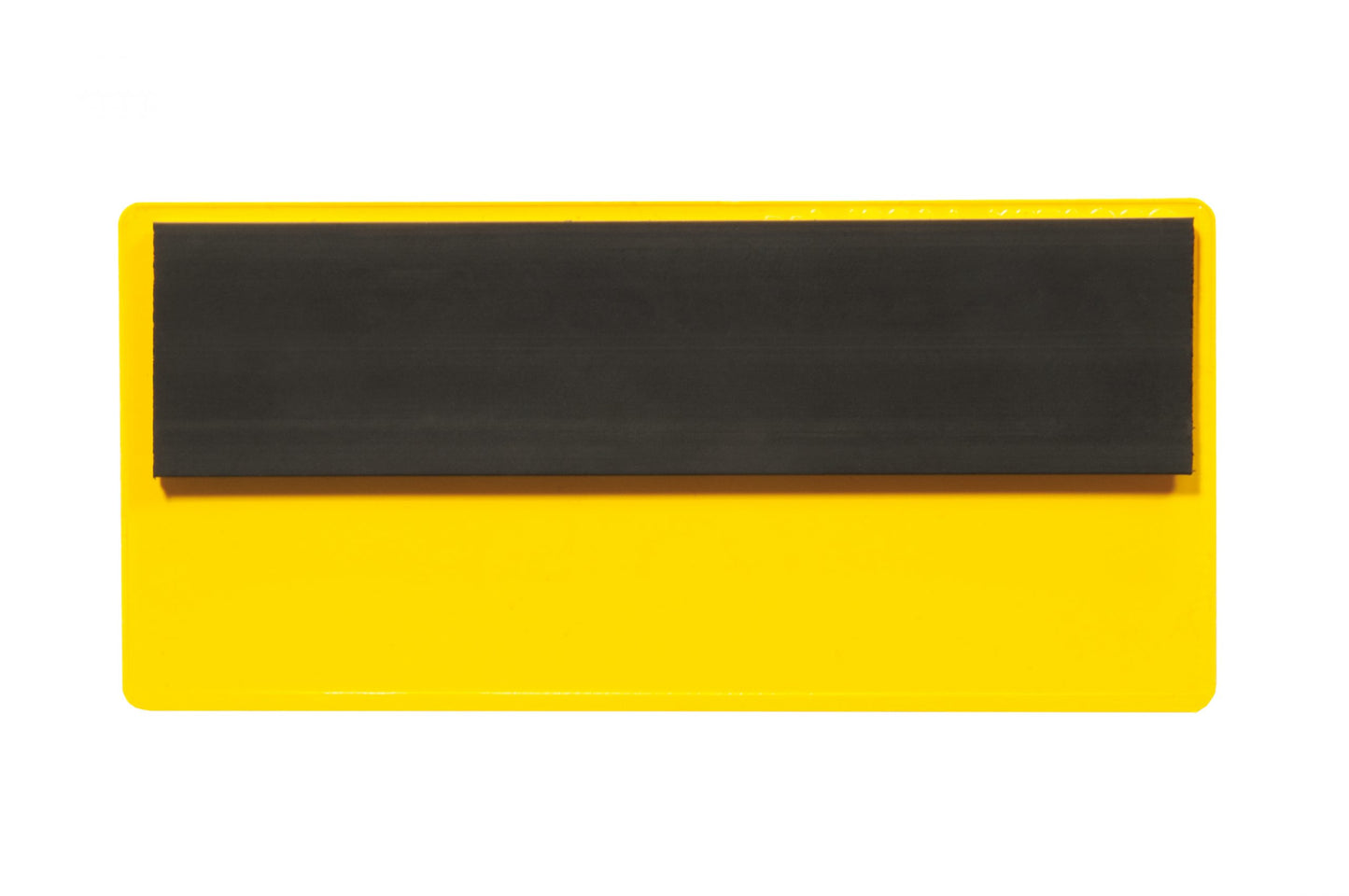 Label Top label holder with magnetic strip