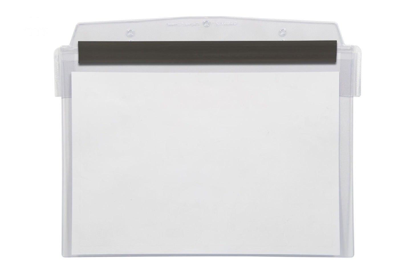 Visual Pocket With Magnetic Strip And Protective Flap