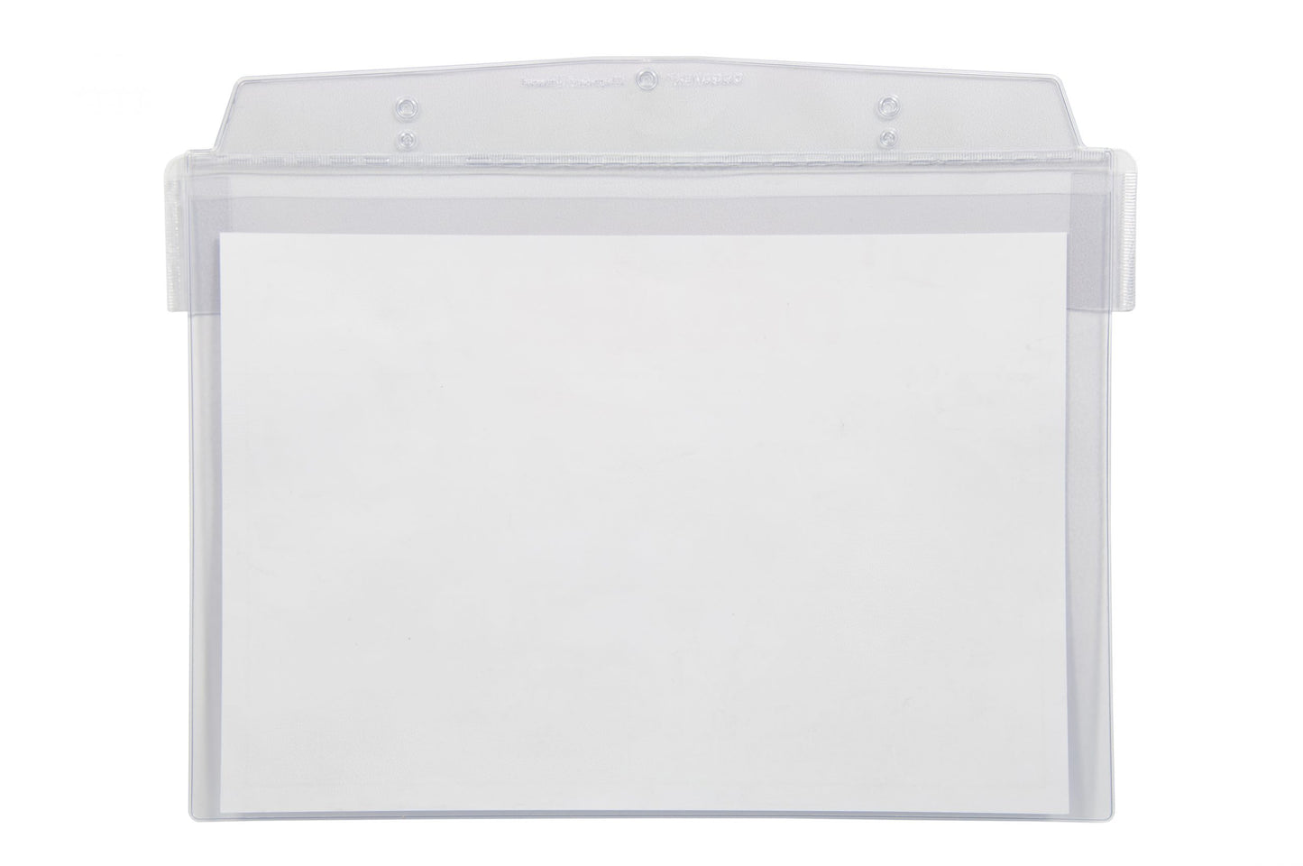 Hanging Visual Pocket With Protective Flap