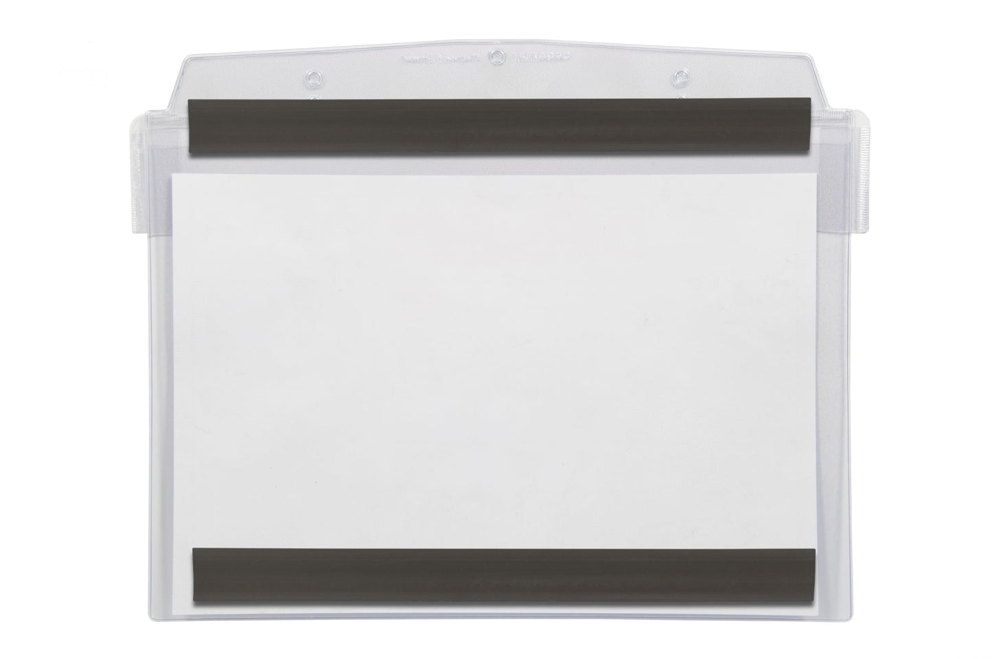 Visual Pocket With 2 Magnetic Strips And Protective Flap