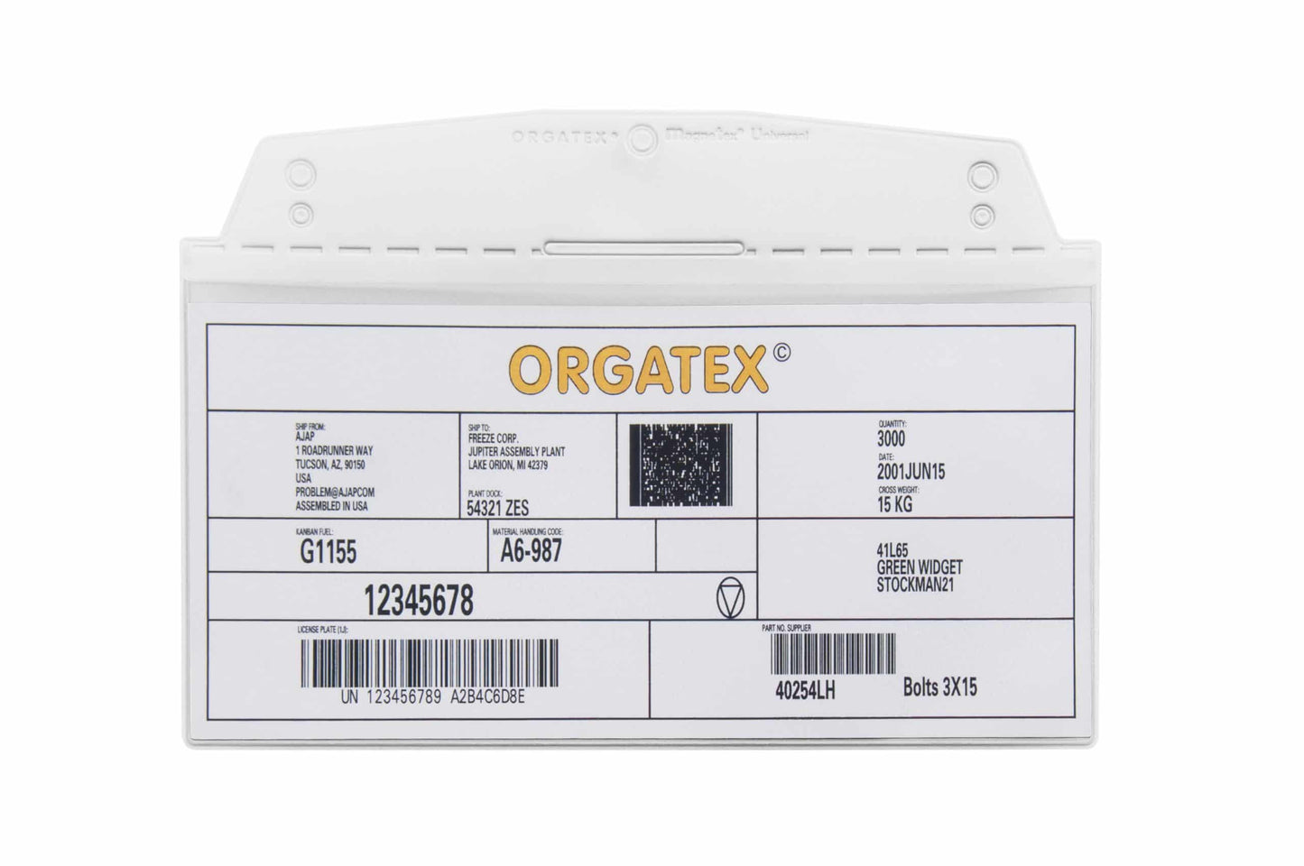 Visual Pocket With Single Adhesive Strip