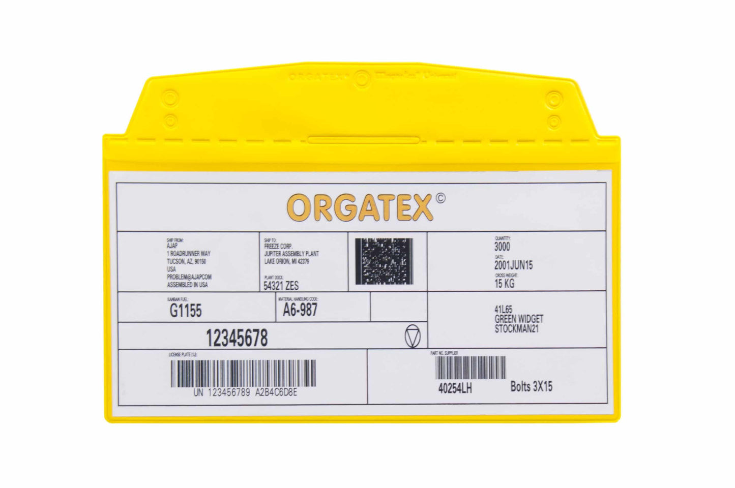 Visual Pocket With Single Adhesive Strip