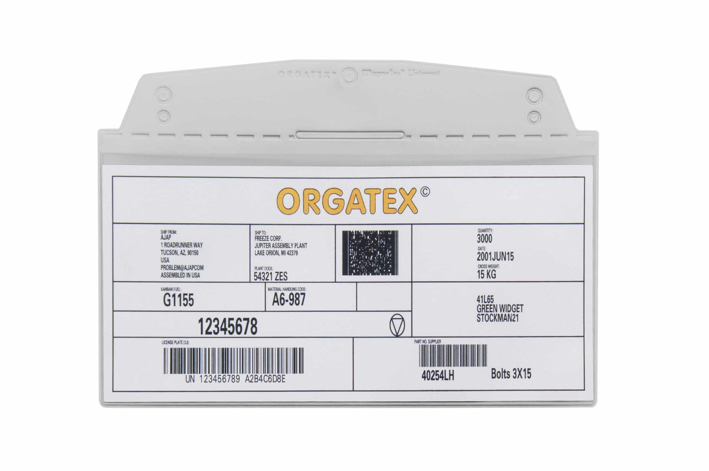Visual Pocket With Single Adhesive Strip