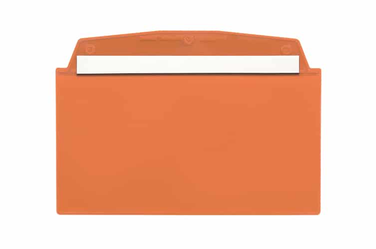 Visual Pocket With Single Adhesive Strip