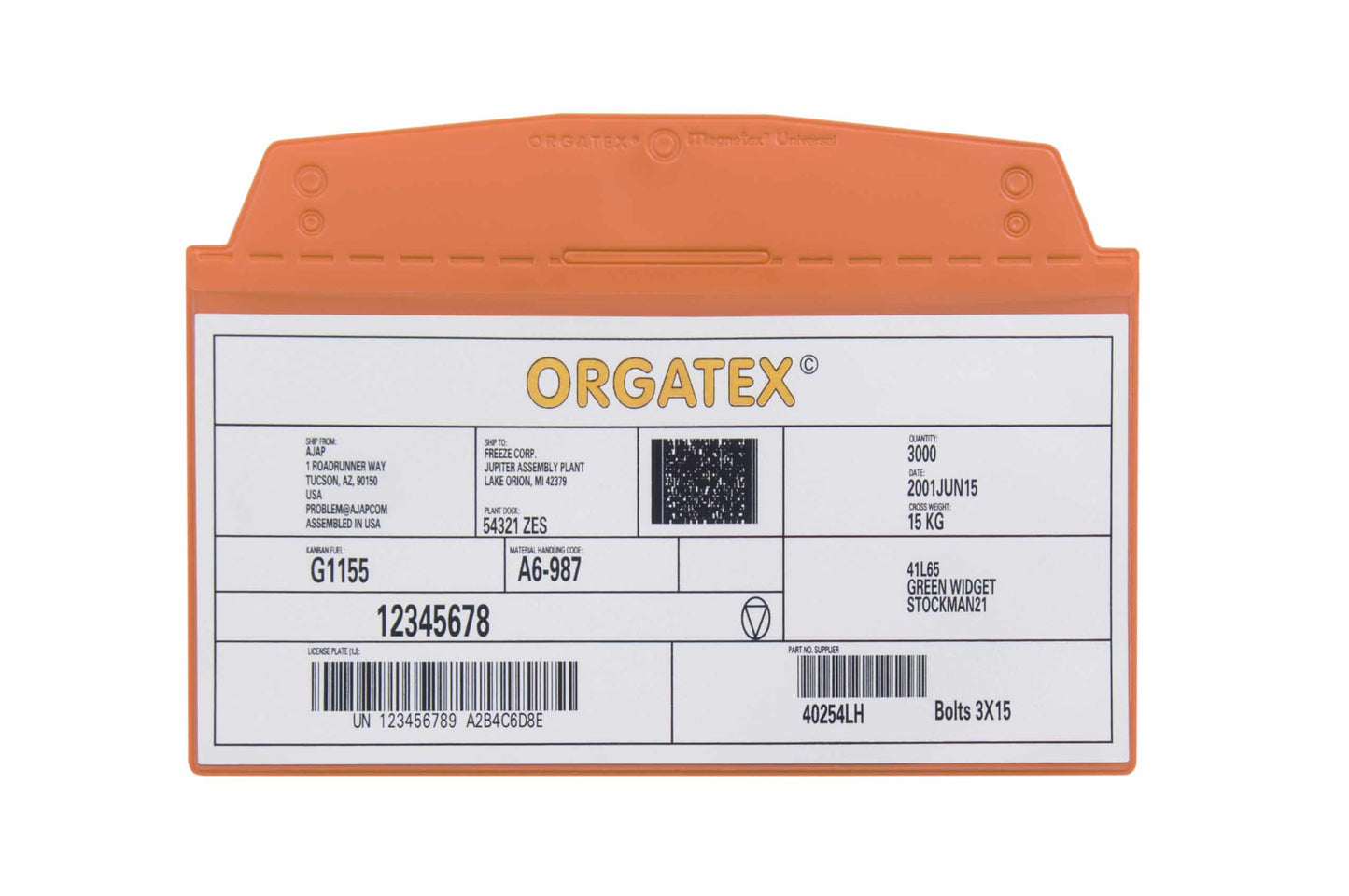 Visual Pocket With Single Adhesive Strip