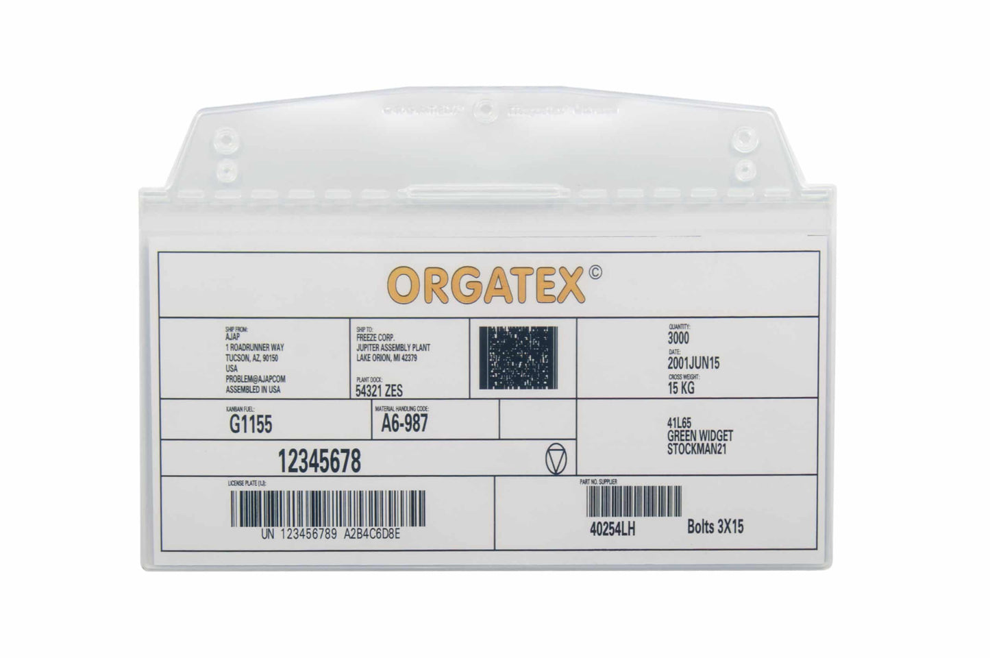 Visual Pocket With Single Adhesive Strip