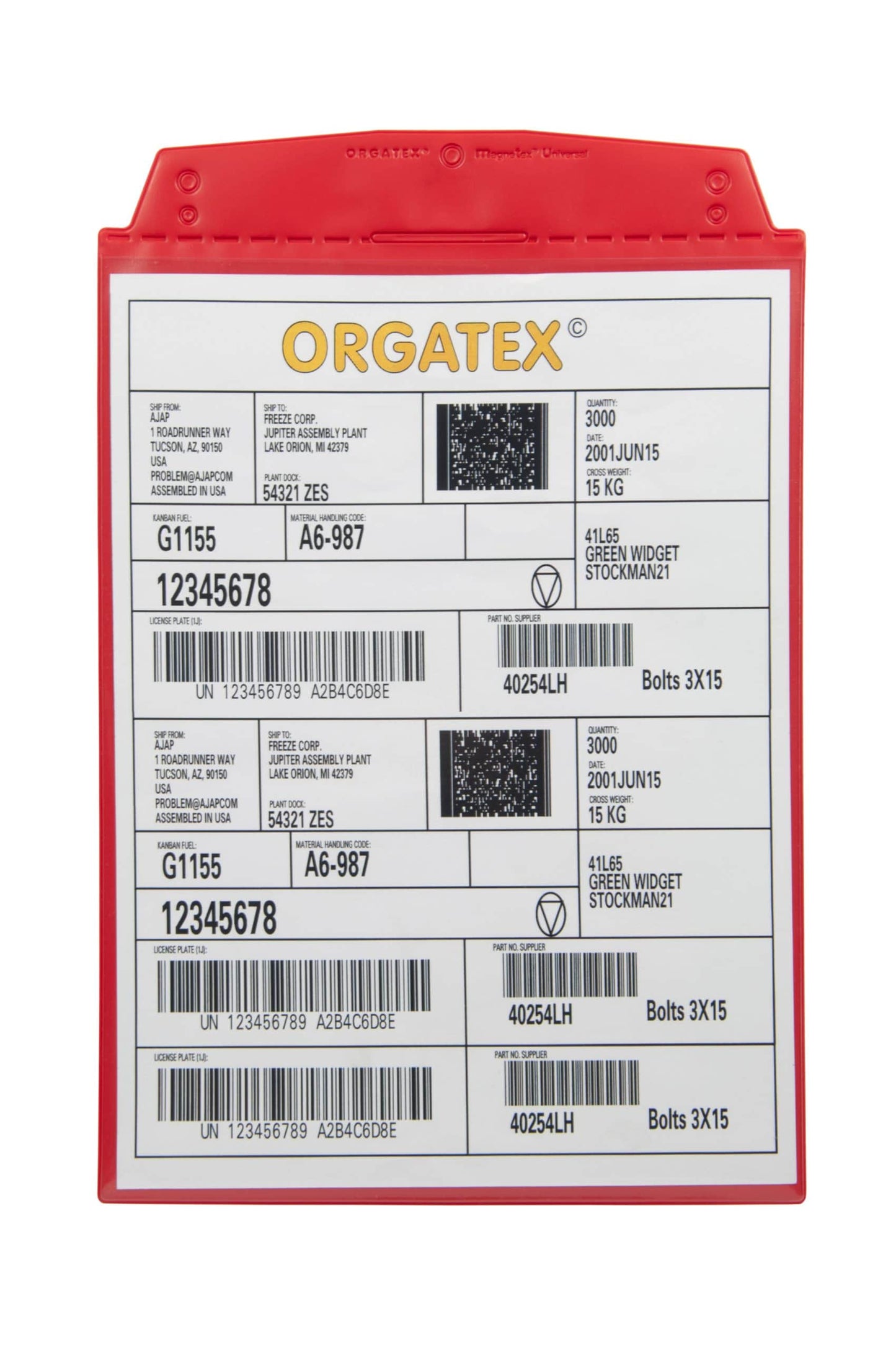 Visual Pocket With Single Adhesive Strip