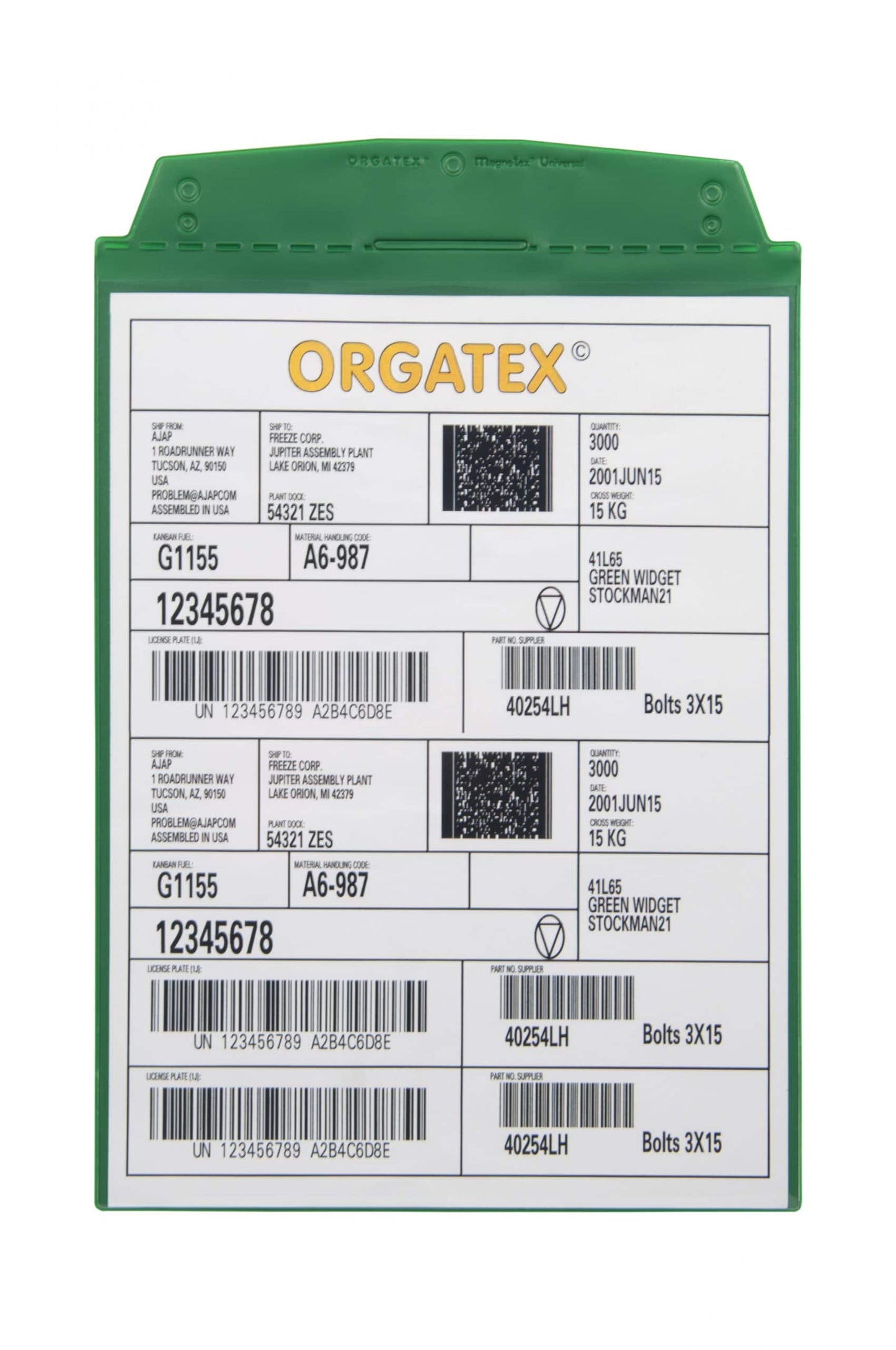 Visual Pocket With Single Adhesive Strip