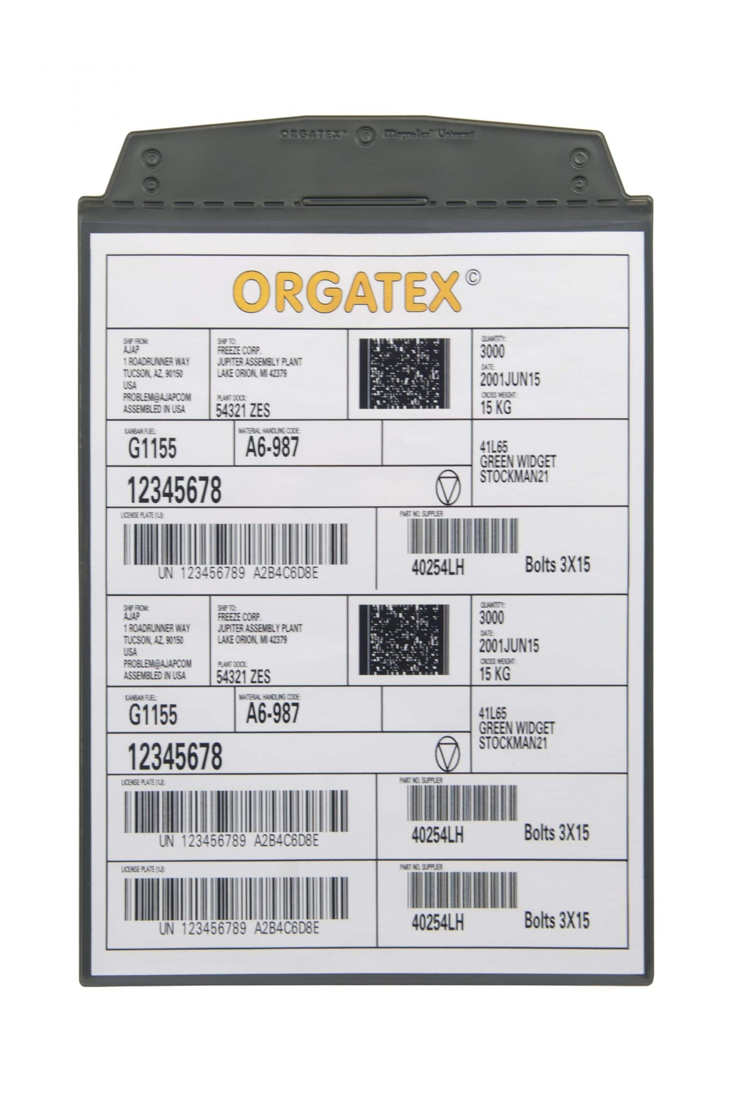 Visual Pocket With Single Adhesive Strip