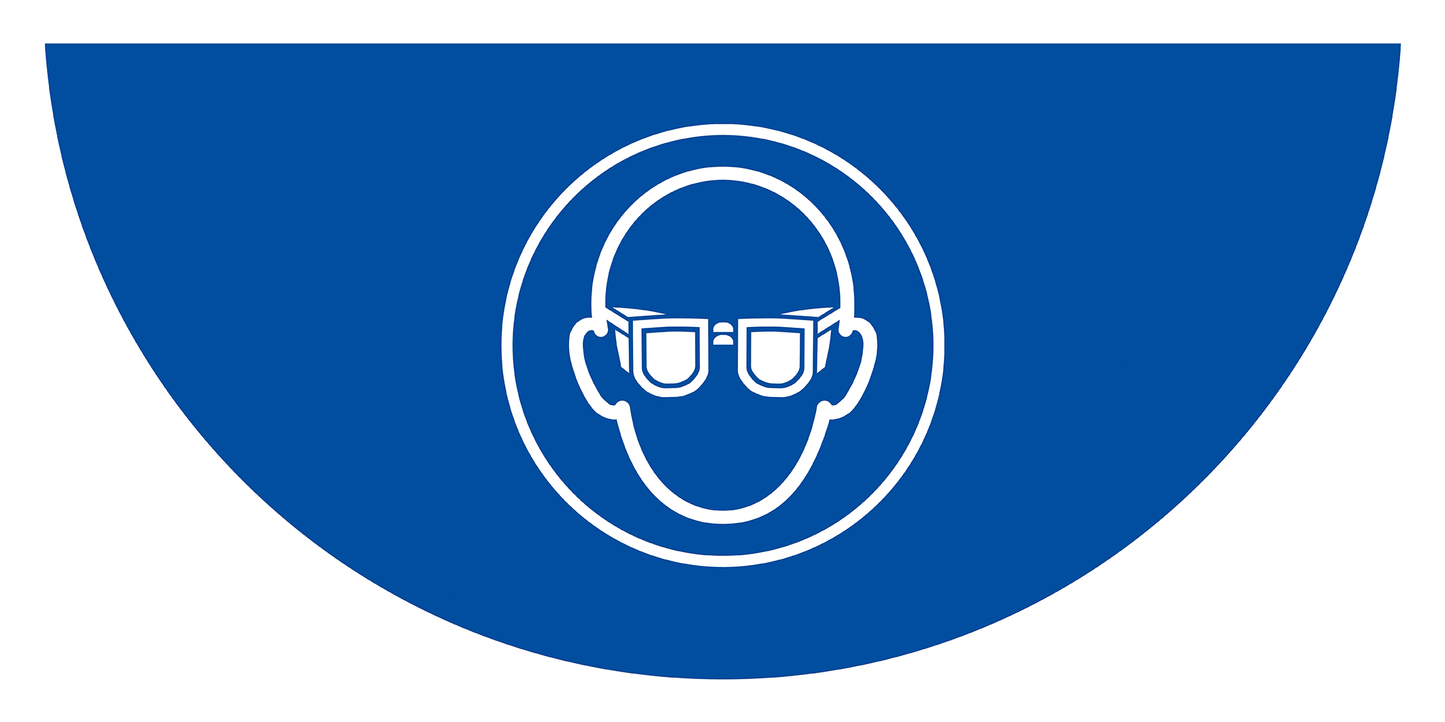 900X450 Sign Semi Circle