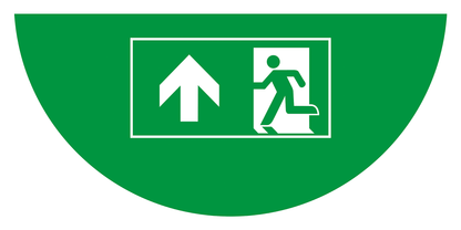 900X450 Sign Semi Circle