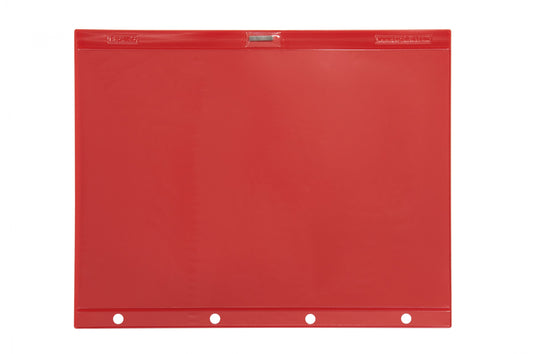 Flip-Mag document holders with adhesive edge and neodymium magnets