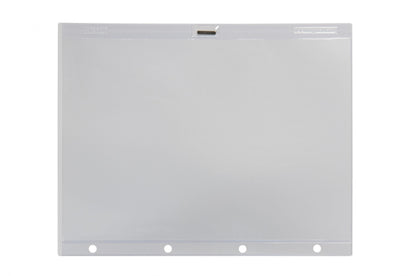 Flip-Mag document holders with adhesive edge and neodymium magnets
