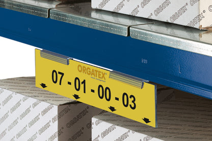 Flexlabel insert label holder - self-adhesive