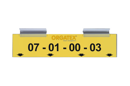 Flexlabel insert label holder - self-adhesive