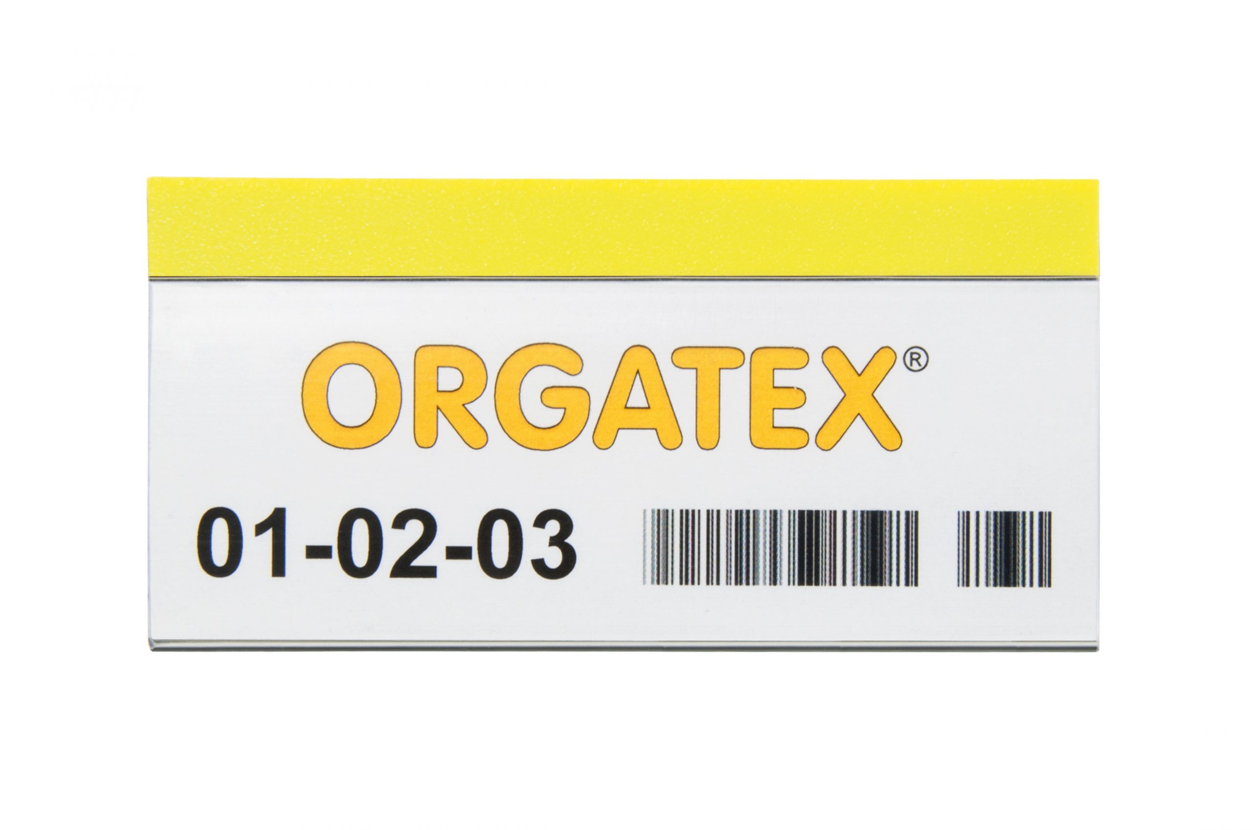 Colour magnetic insert label holder height 35mm – Orgatex UK