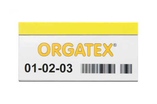 Colour magnetic insert label holder height 48mm