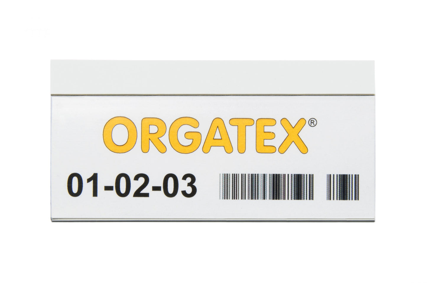 Colour magnetic insert label holder height 60mm
