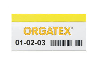 Colour magnetic insert label holder height 60mm