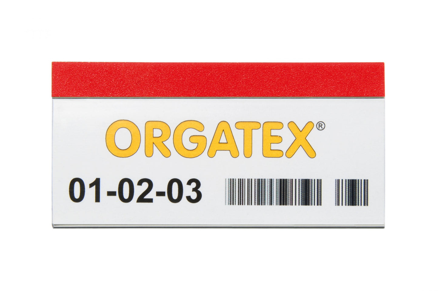 Colour magnetic insert label holder height 60mm