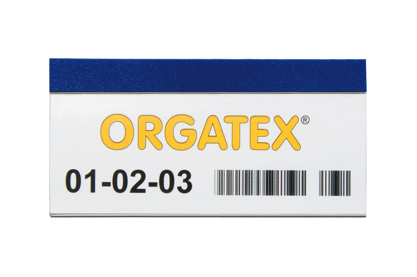 Colour magnetic insert label holder height 60mm