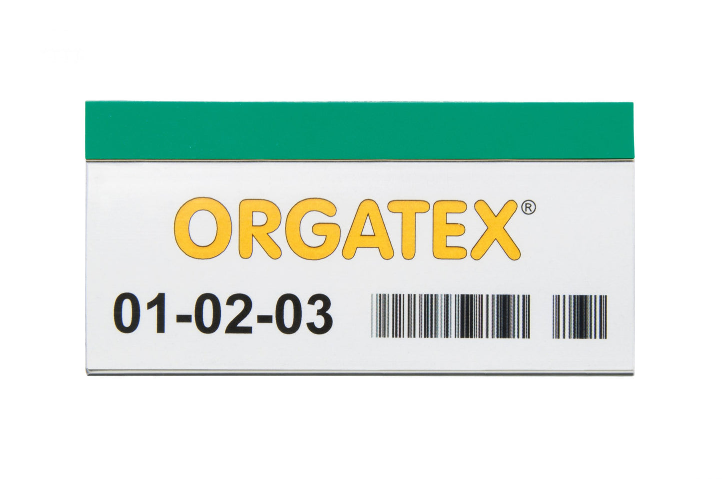 Colour magnetic insert label holder height 60mm