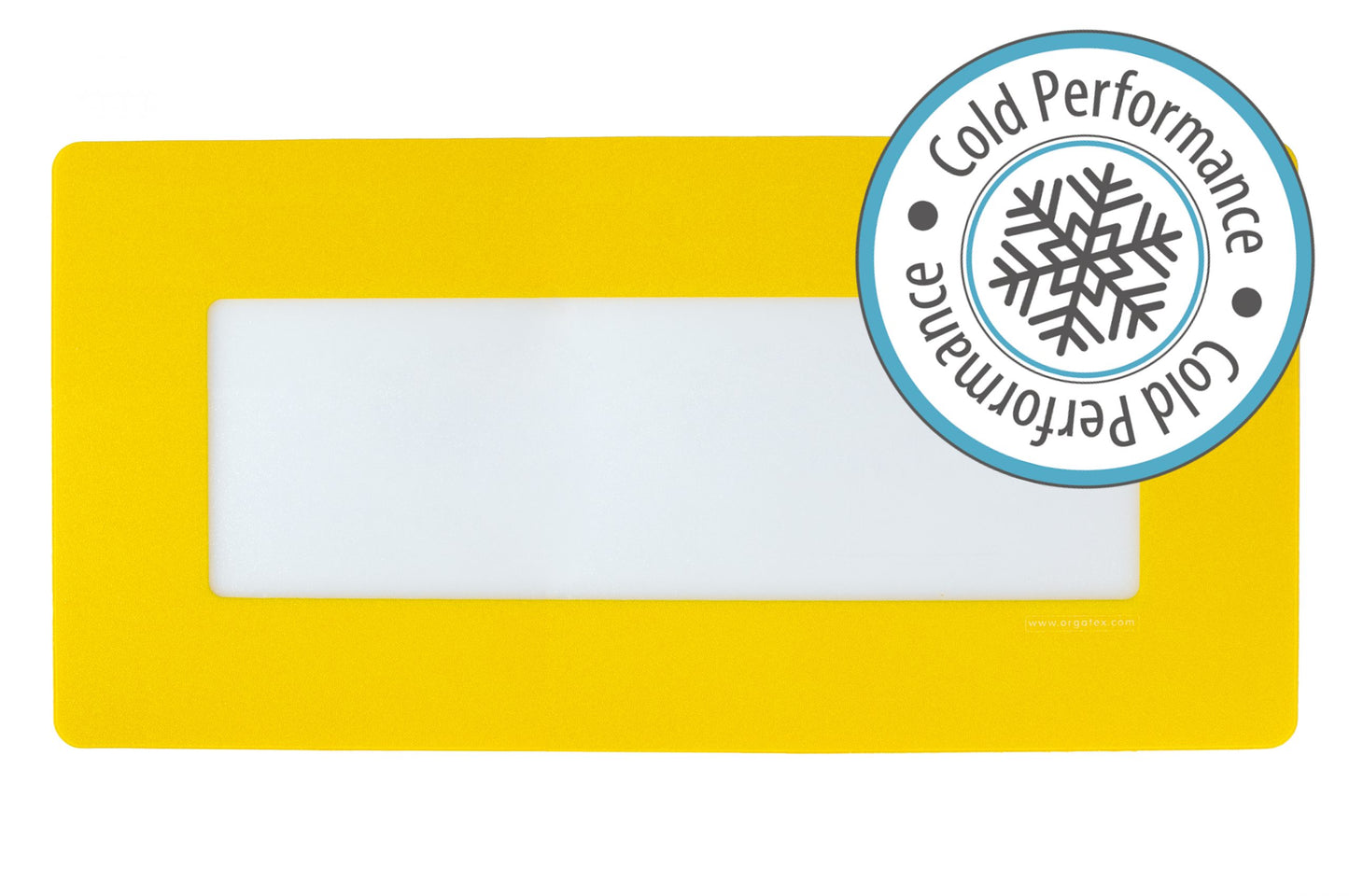 Cold performance warehouse floor label holder