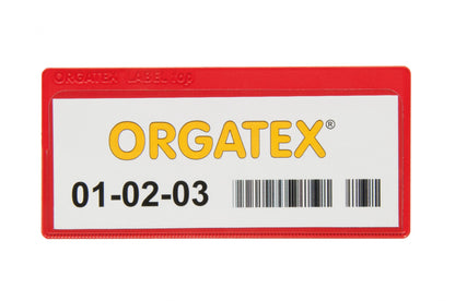 Label Top label holder with magnetic strip