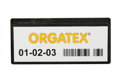 Label Top label holder with magnetic strip