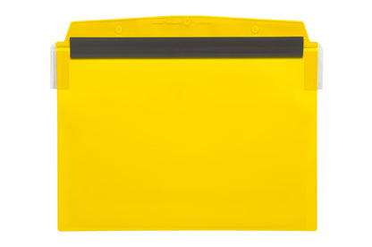 Visual Pocket With Magnetic Strip And Protective Flap