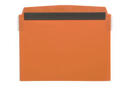 Visual Pocket With Magnetic Strip And Protective Flap