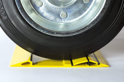 Plastic parking slot rail