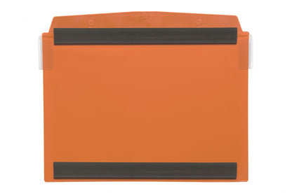 Visual Pocket With 2 Magnetic Strips And Protective Flap
