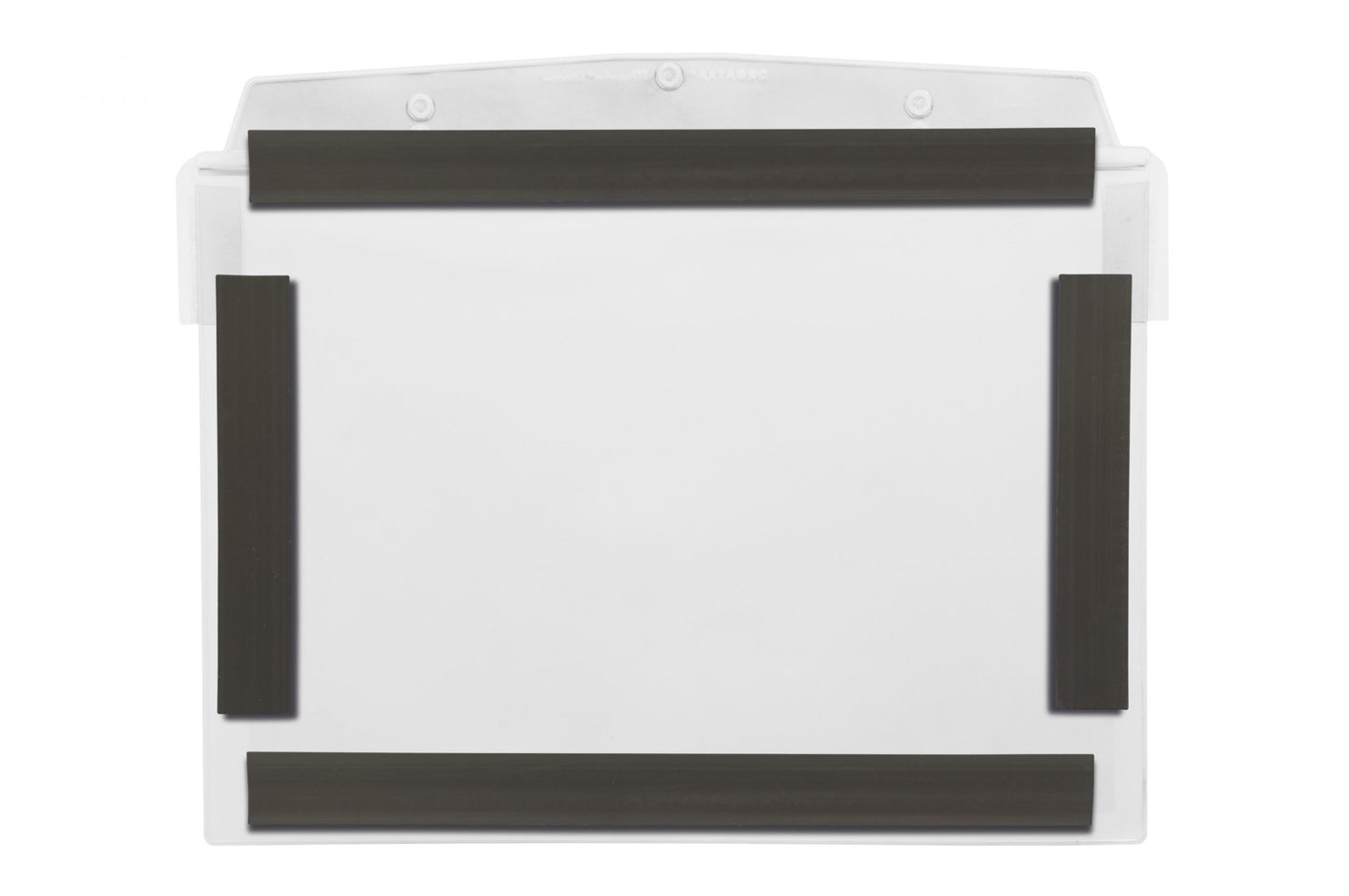 Visual Pocket with 4 Magnetic Strips and Protective Flap
