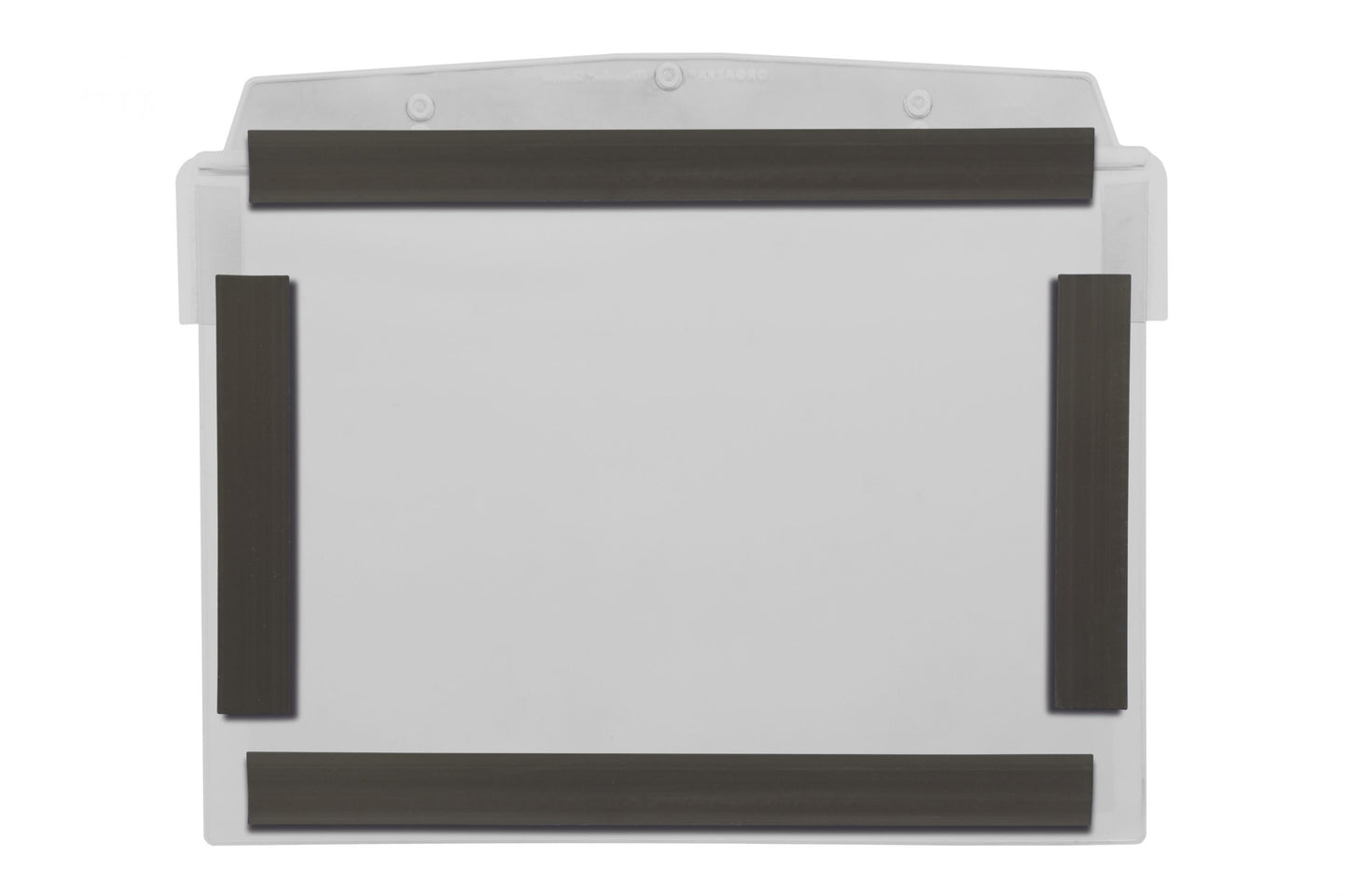 Visual Pocket with 4 Magnetic Strips and Protective Flap