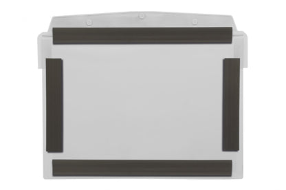 Visual Pocket with 4 Magnetic Strips and Protective Flap
