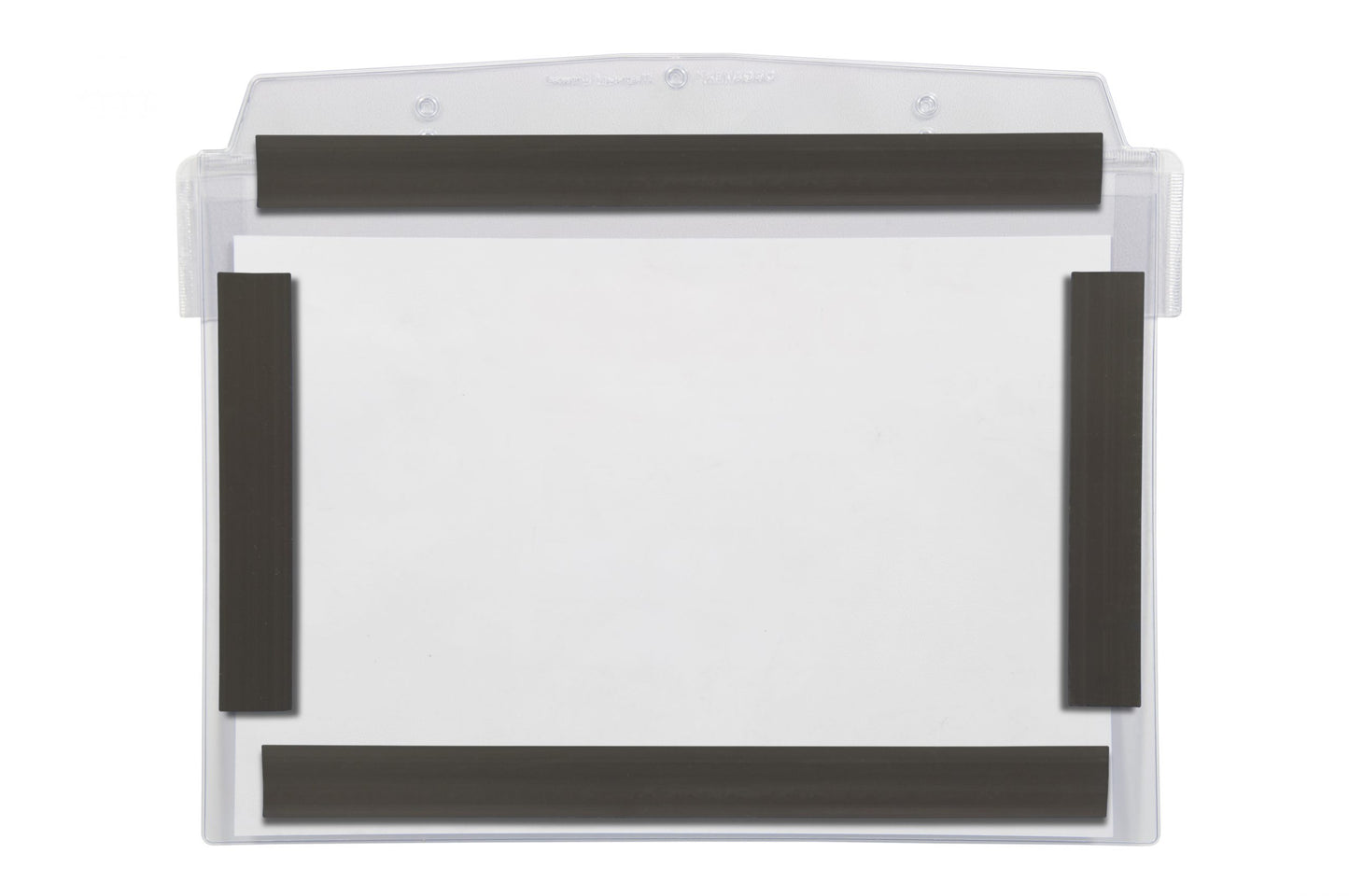 Visual Pocket with 4 Magnetic Strips and Protective Flap