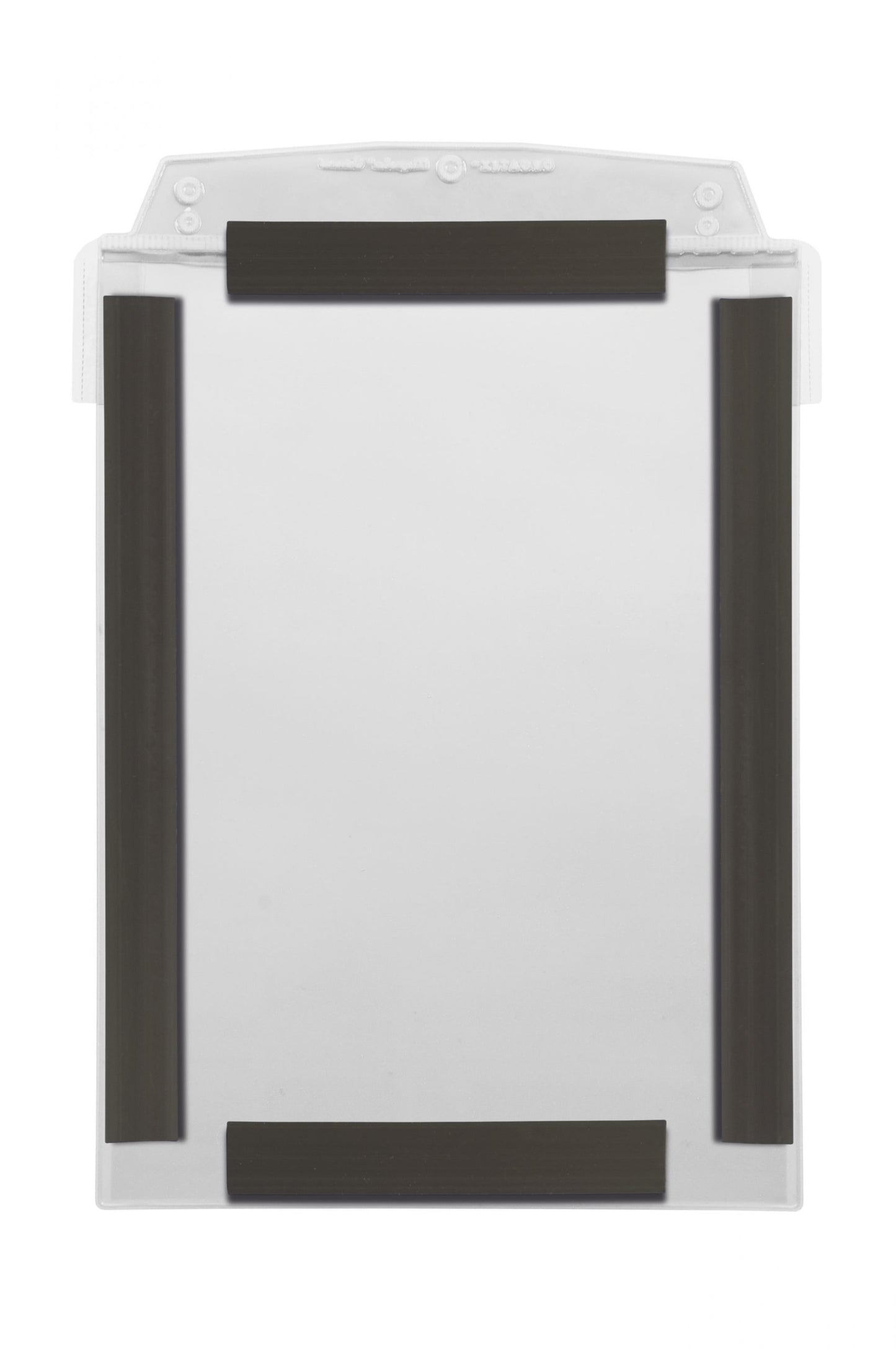 Visual Pocket with 4 Magnetic Strips and Protective Flap