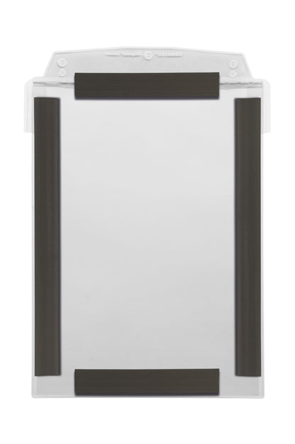 Visual Pocket with 4 Magnetic Strips and Protective Flap