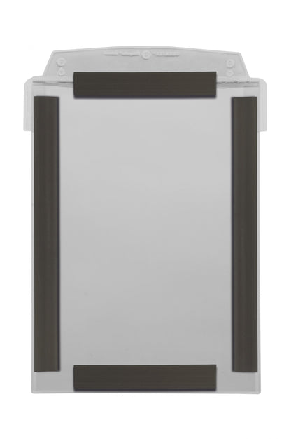 Visual Pocket with 4 Magnetic Strips and Protective Flap
