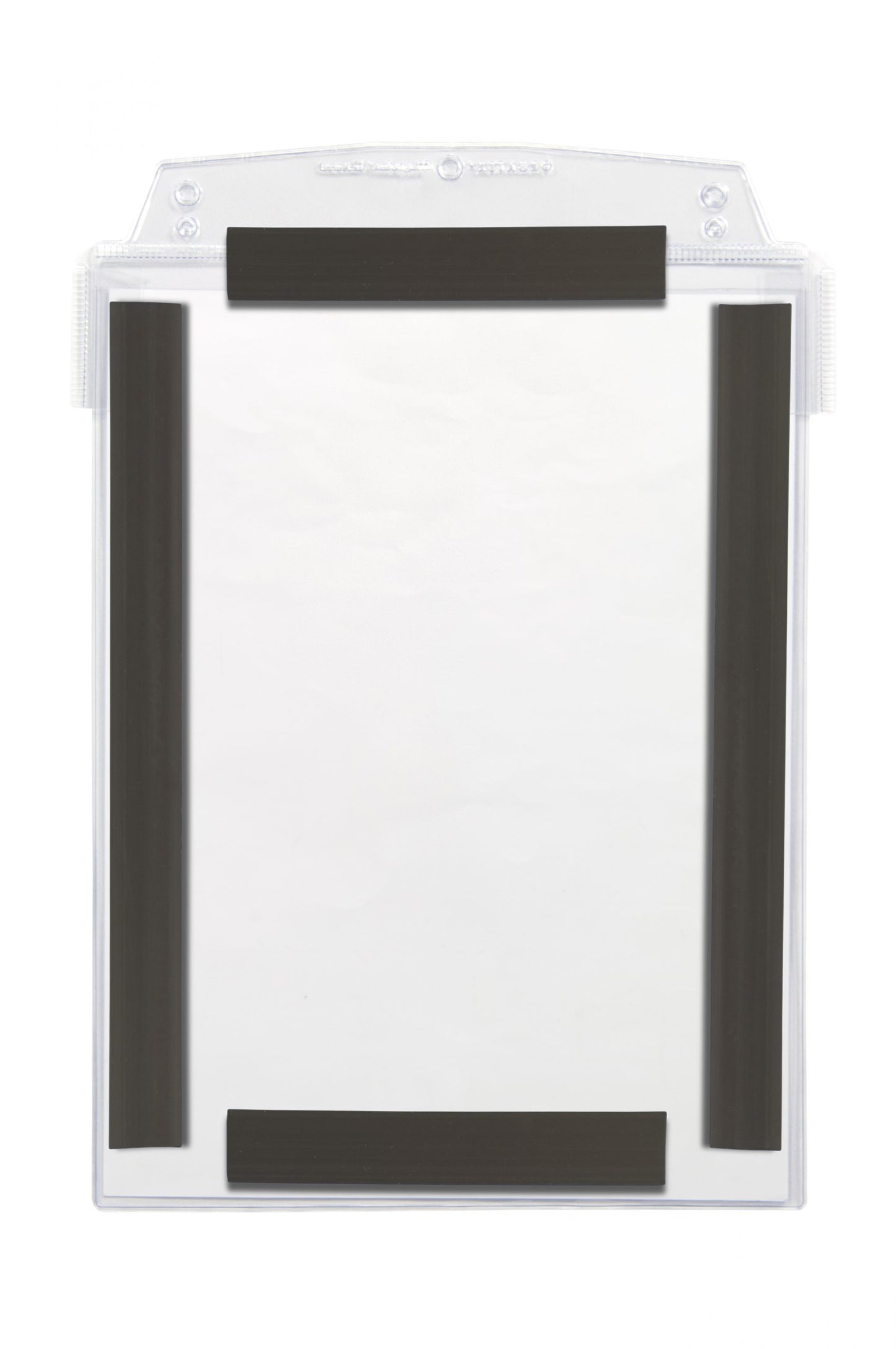 Visual Pocket with 4 Magnetic Strips and Protective Flap