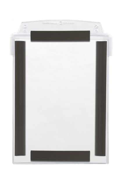 Visual Pocket with 4 Magnetic Strips and Protective Flap