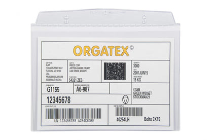 Visual Pocket With Single Adhesive Strip