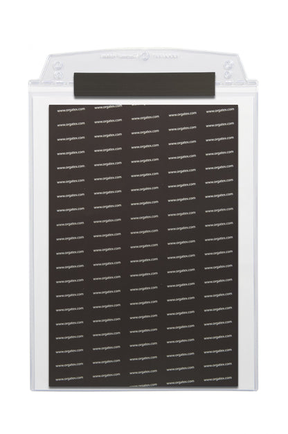Visual Pocket Full Magnetic Surface With Magnetic Strip And Protective Flap